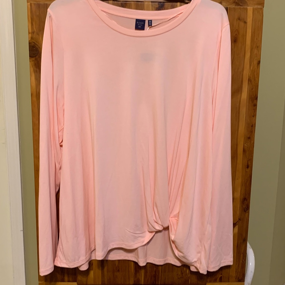 KAARI Blue Curvy Everyday Essentials Top